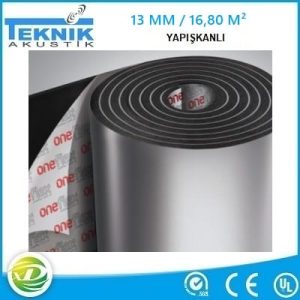 Yapışkanlı Elastomerik Kauçuk Sünger 13 MM